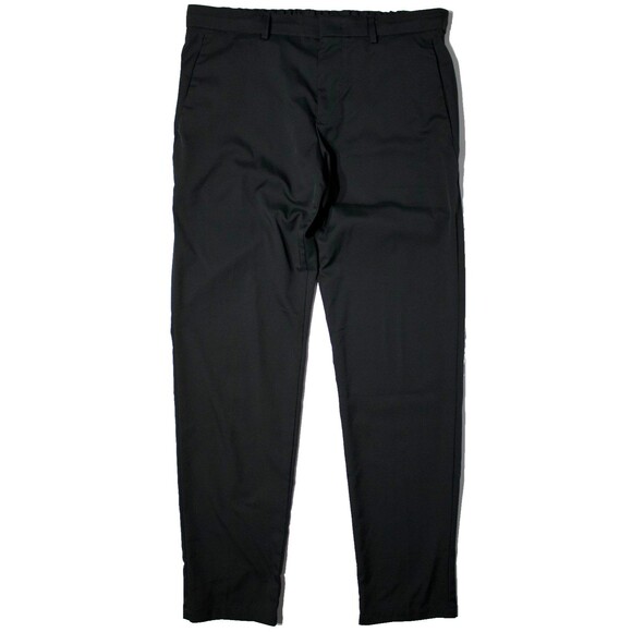 Hugo Boss Water Repellent Stretch Twill Slim Fit Pants Elastic Waist Men 36x32 - Picture 1 of 14